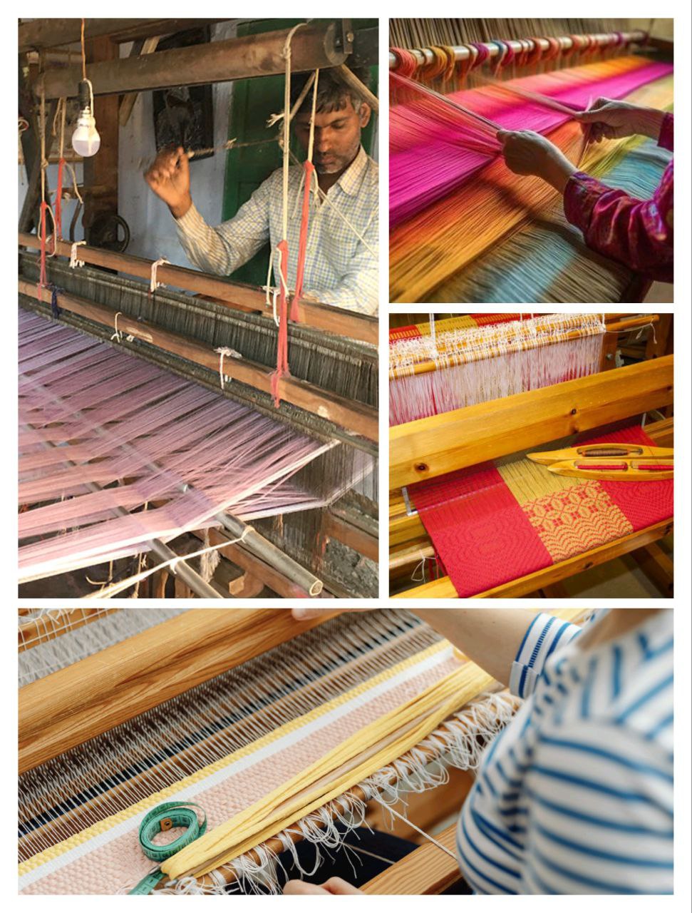 Handloom weaving